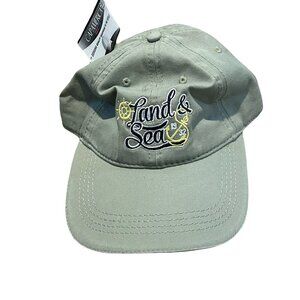 NWT Land & Sea 1932 Logo Hawaii Celery Adjustable Hat